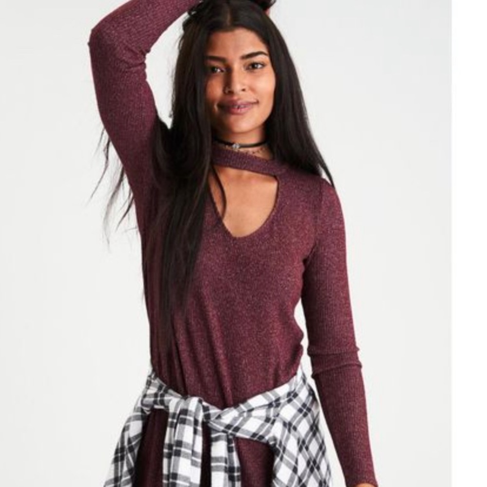 American Eagle Soft & Sexy Plush Sweater Dress